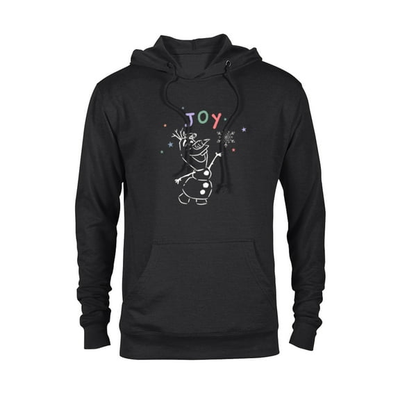 Disney Frozen Olaf Holiday Joy - Pullover Hoodie for Adults - Customized-Black