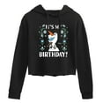 thumbnail image 1 of Disney Frozen - Olaf It's My Birthday - Juniors Cropped Pullover Hoodie, 1 of 4