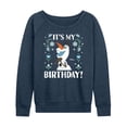 thumbnail image 1 of Disney Frozen - Olaf It's My Birthday - Women's Lightweight French Terry Long Sleeve Shirt, 1 of 4
