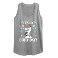 thumbnail image 1 of Disney Frozen - Olaf It's My Birthday - Women's Racerback Tank Top, 1 of 4