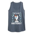 thumbnail image 1 of Disney Frozen - Olaf It's My Birthday - Women's Racerback Tank Top, 1 of 4