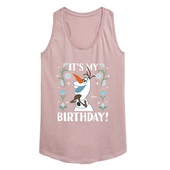 Disney Frozen - Olaf It's My Birthday - Women's Racerback Tank Top