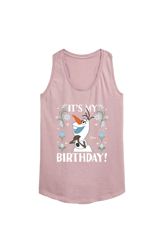 Frozen - Olaf It's My Birthday - Women's Racerback Tank Top