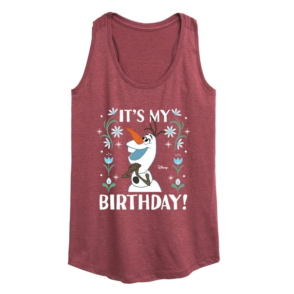 Disney Frozen - Olaf It's My Birthday - Women's Racerback Tank Top