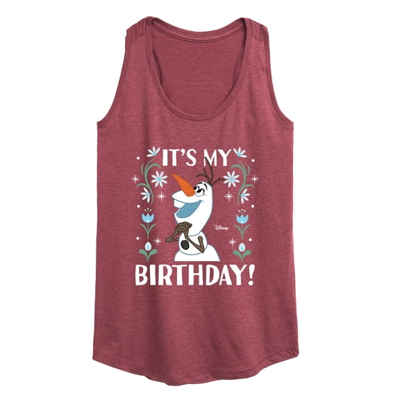 Disney Frozen - Olaf It's My Birthday - Women's Racerback Tank Top