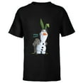 thumbnail image 1 of Disney Frozen Olaf Spring Fashion - Short Sleeve T-Shirt for Kids - Customized-Black, 1 of 5