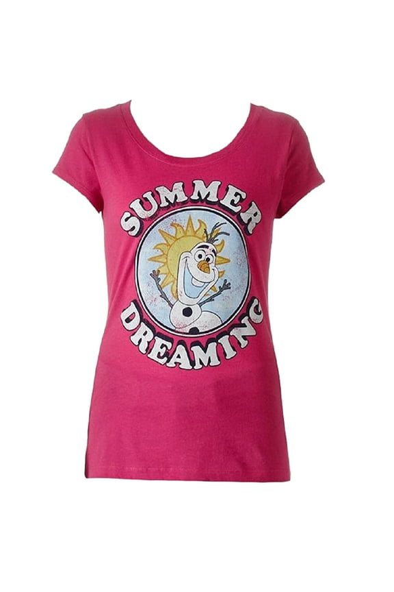 Frozen Olaf Summer Dreaming Junior Women's T-Shirt