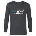 thumbnail image 1 of Disney Frozen Olaf Sven Kristoff Father’s Day Birthday Dad - Long Sleeve T-Shirt for Men - Customized-Charcoal Heather, 1 of 5