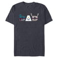 thumbnail image 1 of Disney Frozen Olaf Sven Kristoff Father’s Day Birthday Dad - Short Sleeve Blended T-Shirt for Adults - Customized-Navy Heather, 1 of 5