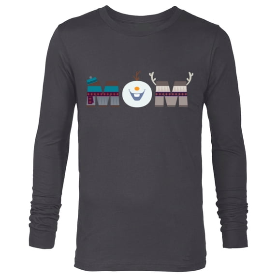 Disney Frozen Olaf Sven Kristoff Mother’s Day Birthday Mom - Long Sleeve T-Shirt for Men - Customized-Charcoal Heather