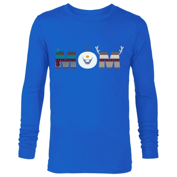 Disney Frozen Olaf Sven Kristoff Mother’s Day Birthday Mom - Long Sleeve T-Shirt for Men - Customized-Navy
