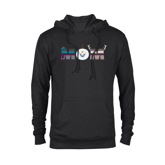 Disney Frozen Olaf Sven Kristoff Mother’s Day Birthday Mom - Pullover Hoodie for Adults - Customized-Black