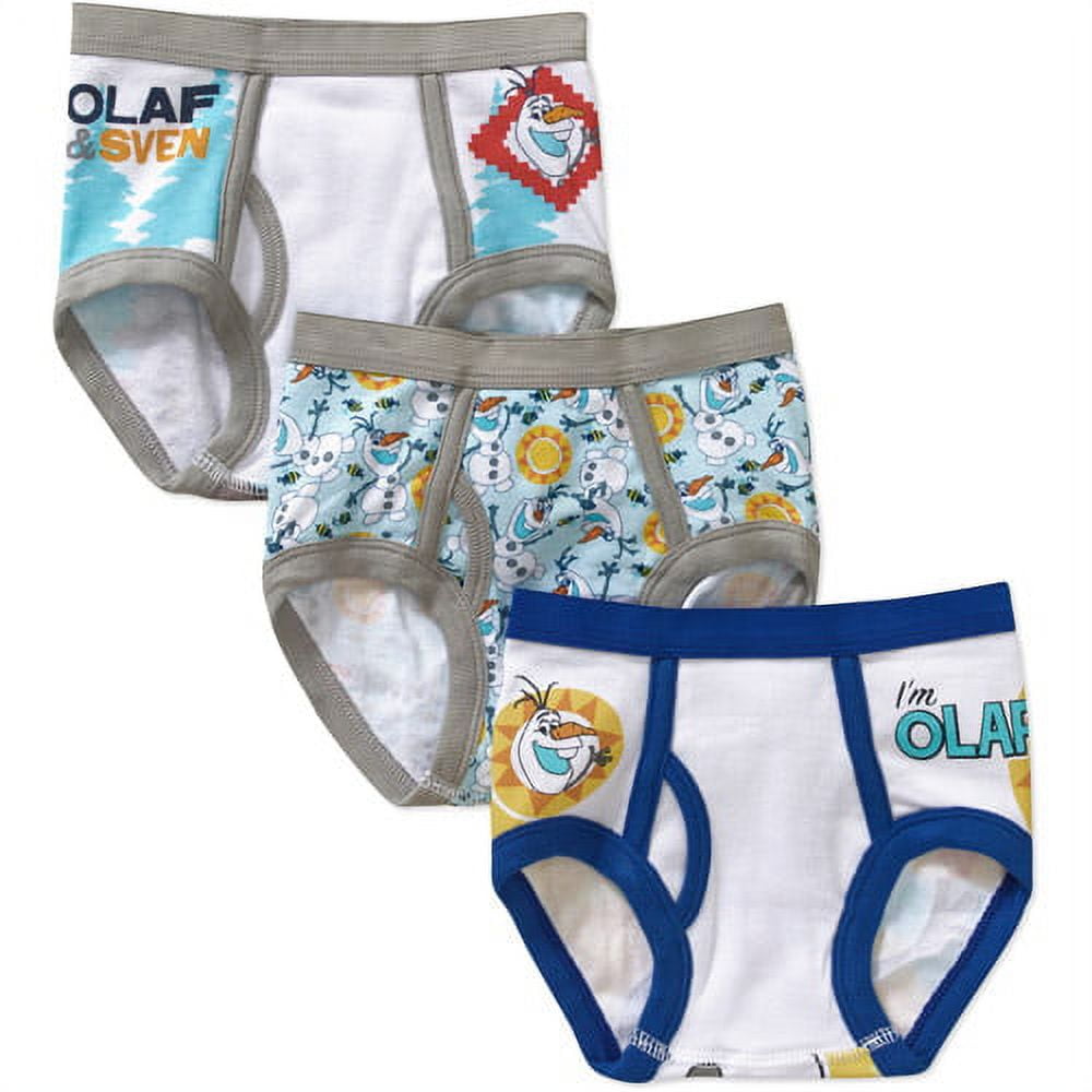 Disney Frozen Olaf Toddler Boys Underwear, 3 Pack