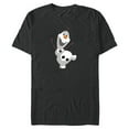 thumbnail image 1 of Disney Frozen Olaf Warm Hug Boys' T-Shirt- Short Sleeve Blended T-Shirt for Adults - Customized-Dark Heather, 1 of 5