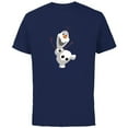 thumbnail image 1 of Disney Frozen Olaf Warm Hug Boys' T-Shirt - Short Sleeve Cotton T-Shirt for Adults - Customized-Navy, 1 of 5