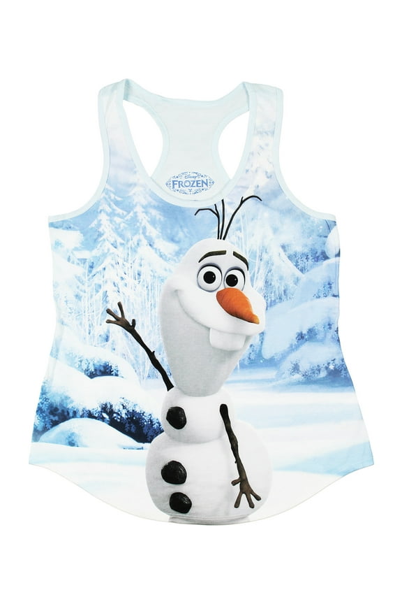Disney Frozen Olaf Junior's Size Sublimated Tank Top Shirt