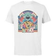 thumbnail image 1 of Disney Frozen Olaf and Marshmallow Summer Fun - Short Sleeve Cotton T-Shirt for Adults - Customized-White, 1 of 5