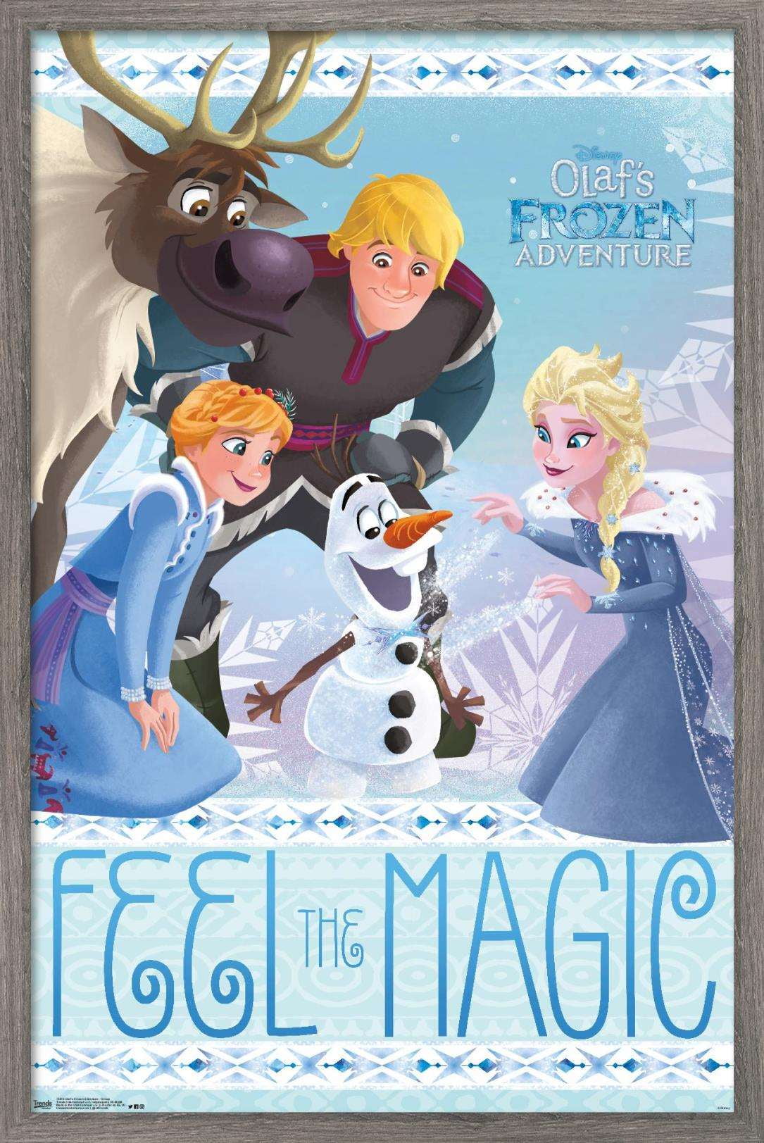Disney Frozen: Olaf's Frozen Adventure - Elsa Wall Poster, 14.725