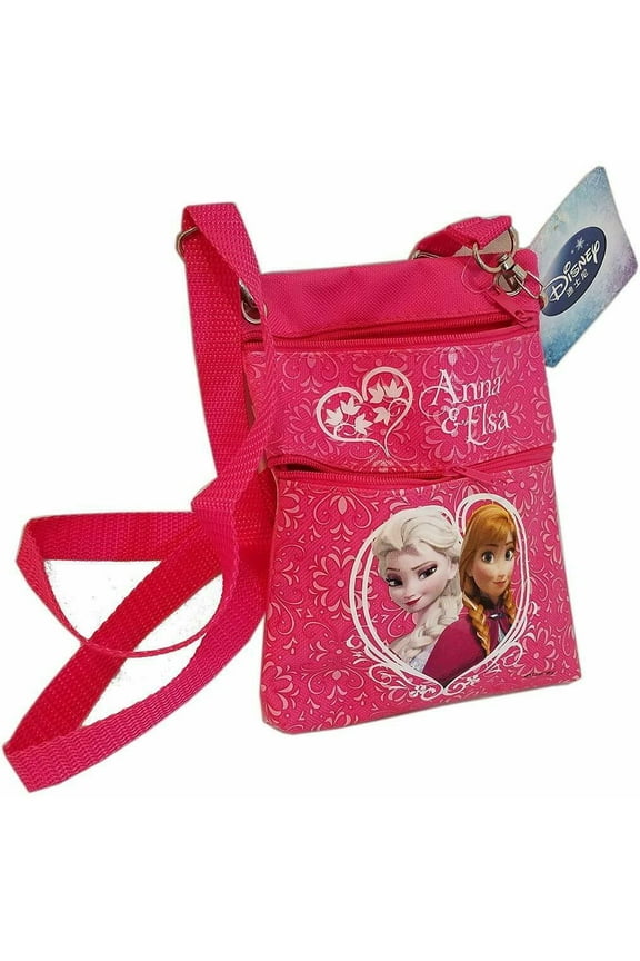 Disney Frozen PINK Adjustable Strap Messenger Shoulder Cross Purse Bag