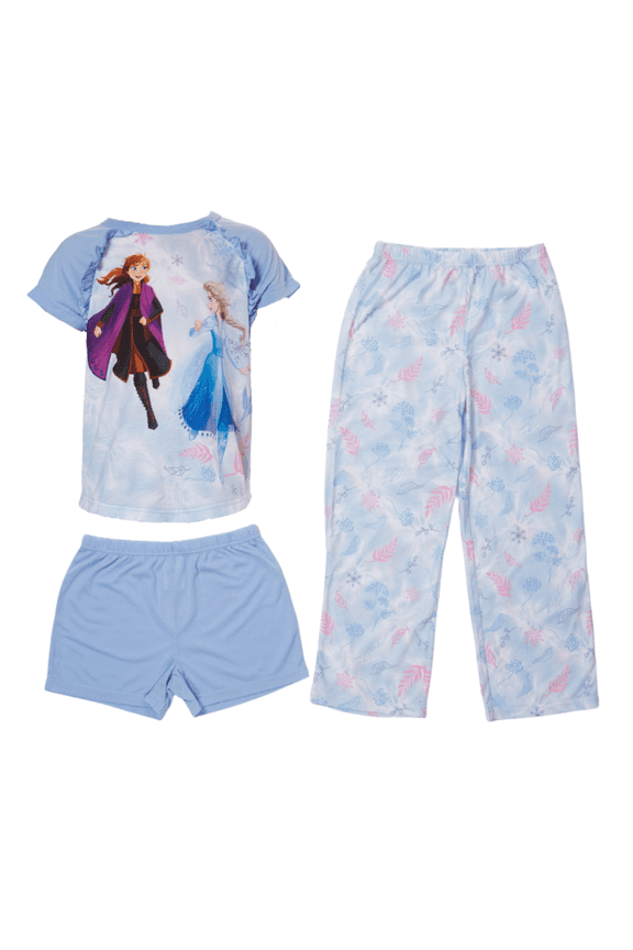 Frozen Pajamas for Girls Disney Princess Pajama Set 3 Piece Sizes 4 to 10