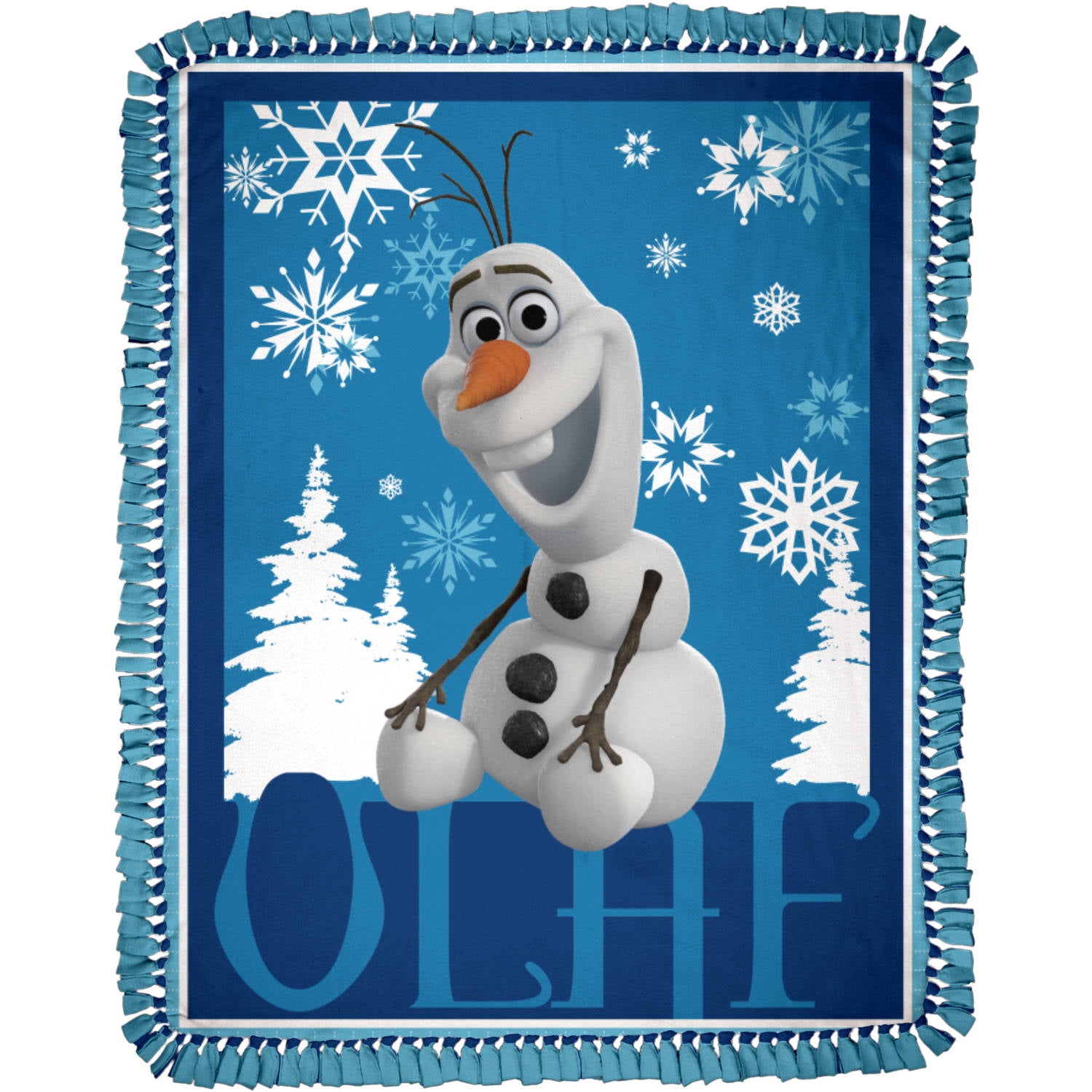 Frozen no sew fleece throw kit sale