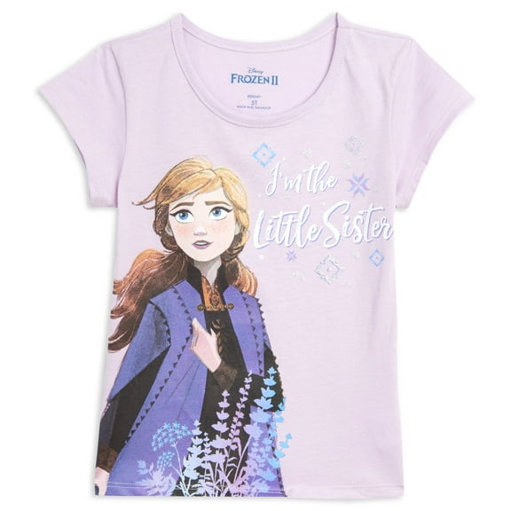 Disney Frozen Princess Anna Little Girls T-Shirt Toddler to Little Kid