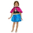 thumbnail image 1 of Disney Frozen Princess Anna Toddler Girls Faux Fur Dress Infant to Big Kid, 1 of 5