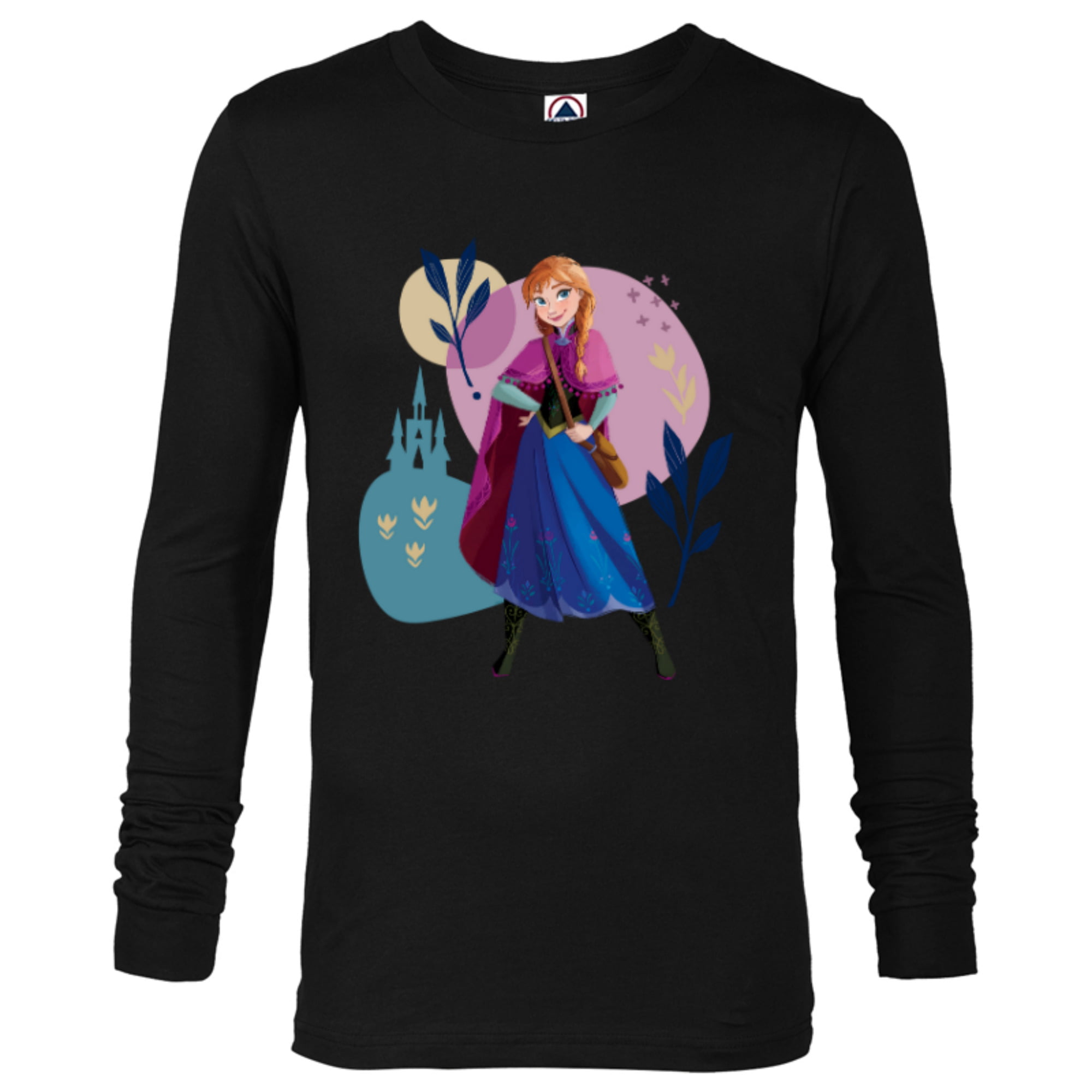 Sleeve T-Shirt Arendelle Princess of for - Heather Disney Customized-Athletic - Anna Frozen Long Men