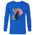 thumbnail image 1 of Disney Frozen Princess Anna of Arendelle - Long Sleeve T-Shirt for Men - Customized-Navy, 1 of 5