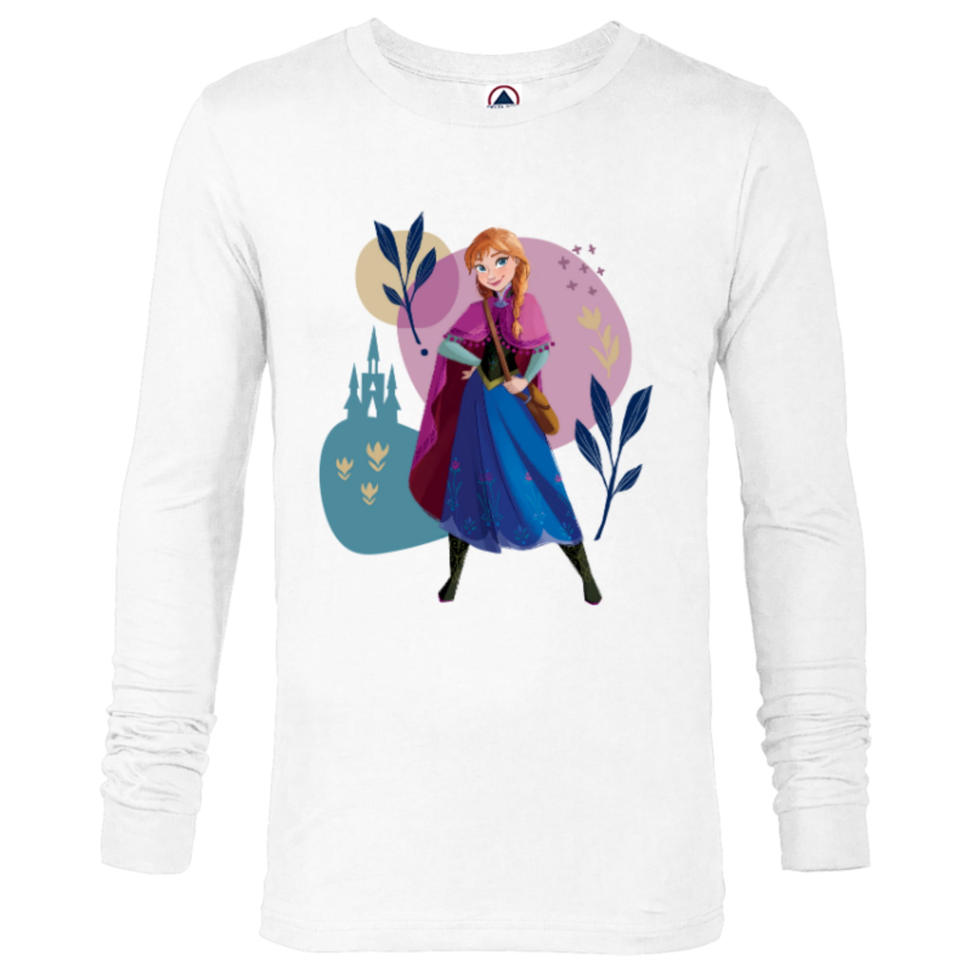 Heather for of Princess Men Anna Long T-Shirt Frozen - Sleeve Disney Customized-Athletic - Arendelle