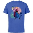 thumbnail image 1 of Disney Frozen Princess Anna of Arendelle - Short Sleeve Cotton T-Shirt for Adults - Customized-Royal Heather, 1 of 5