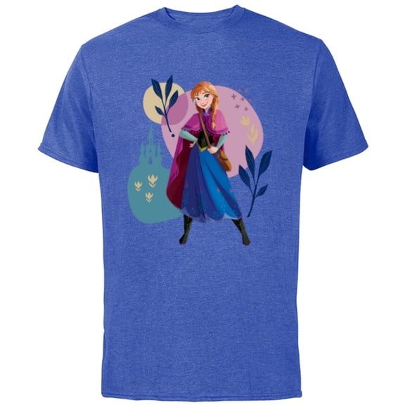 Disney Frozen Princess Anna of Arendelle - Short Sleeve Cotton T-Shirt for Adults - Customized-Royal Heather