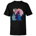 thumbnail image 1 of Disney Frozen Princess Anna of Arendelle - Short Sleeve T-Shirt for Kids - Customized-Black, 1 of 5