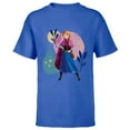 thumbnail image 1 of Disney Frozen Princess Anna of Arendelle - Short Sleeve T-Shirt for Kids - Customized-Royal, 1 of 5