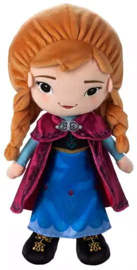 Disney Frozen Satin Dress Anna Medium Plush New with Tag