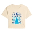thumbnail image 1 of Disney - Frozen Scandinavian - Juniors Cropped Graphic T-Shirt, 1 of 3