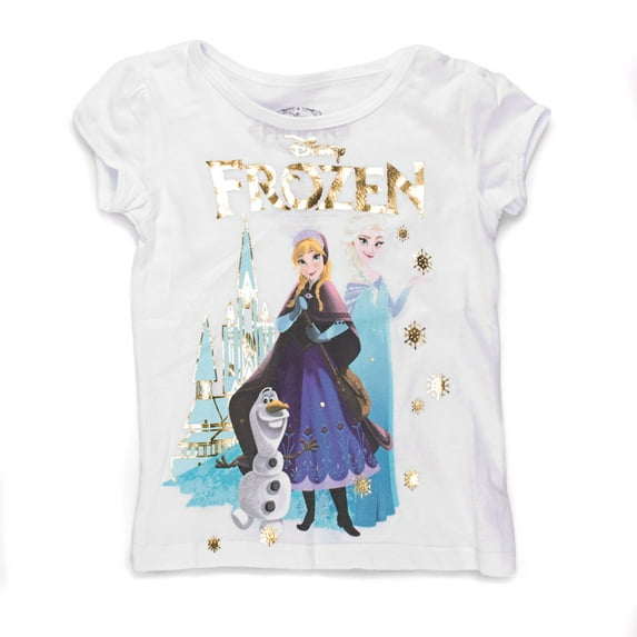 Disney Frozen Sisters and Castle Girls T-Shirt | 8