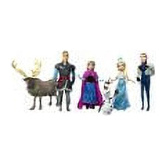 Disney Frozen Small Doll Complete Story Set, 4 Dolls and 2 Figurines