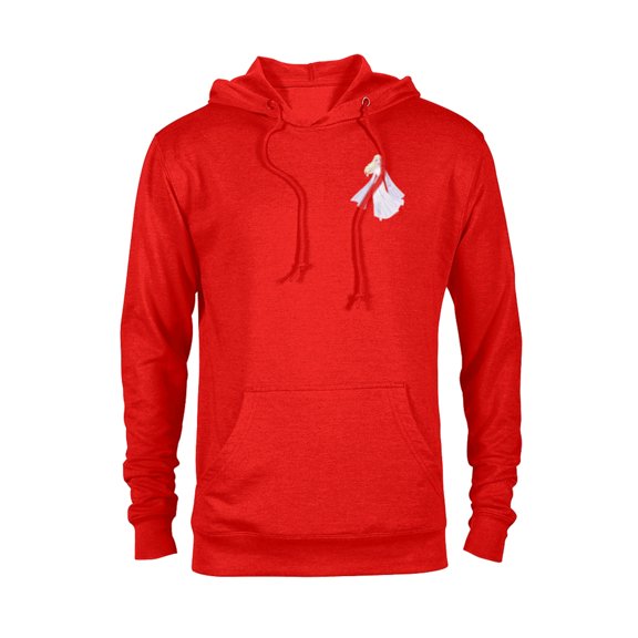 Disney Frozen Snow Queen Elsa Small Pose - Pullover Hoodie for Adults - Customized-Red