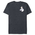 thumbnail image 1 of Disney Frozen Snow Queen Elsa Small Pose - Short Sleeve Blended T-Shirt for Adults - Customized-Navy Heather, 1 of 5