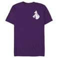 thumbnail image 1 of Disney Frozen Snow Queen Elsa Small Pose - Short Sleeve Blended T-Shirt for Adults - Customized-Purple, 1 of 5