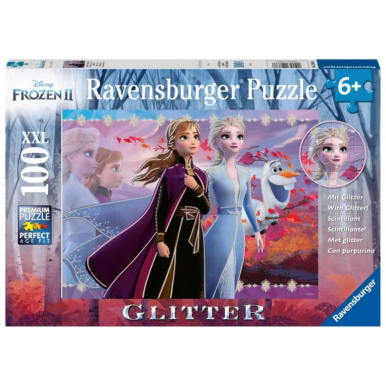Strong Sisters 100pc Frozen Glitter Puzzle Strong Sisters 100pc Frozen Glitter Puzzle