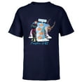 thumbnail image 1 of Disney Frozen Sven Kristoff Fall Funny Autumn Pumpkin Sp-ICE - Short Sleeve T-Shirt for Kids - Customized-Navy, 1 of 5