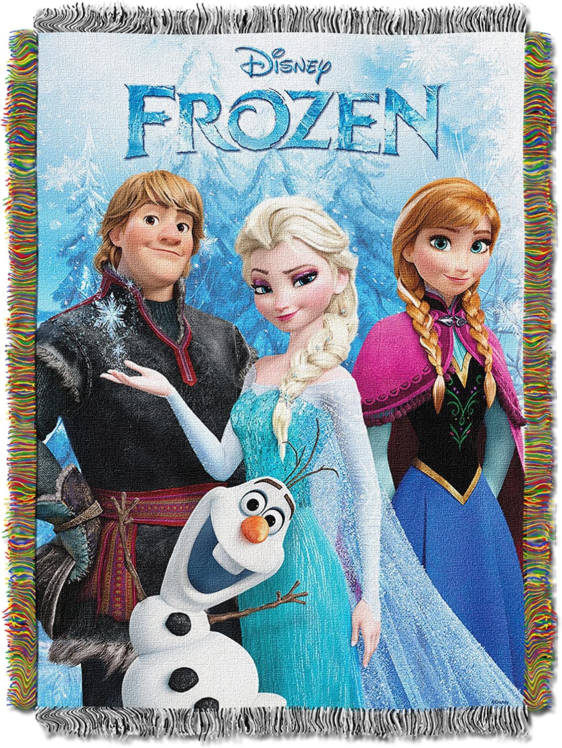 Disney Frozen Tapestry Throw Blanket, 48x60, Multicolor, Polyester, Machine Wash, 1 Each - image 1 of 4