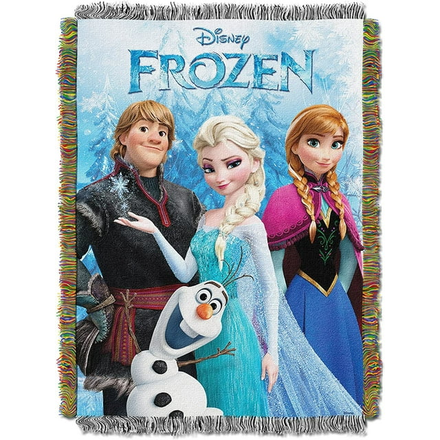 Disney Frozen Tapestry Throw Blanket, 48x60, Multicolor, Polyester, Machine Wash, 1 Each