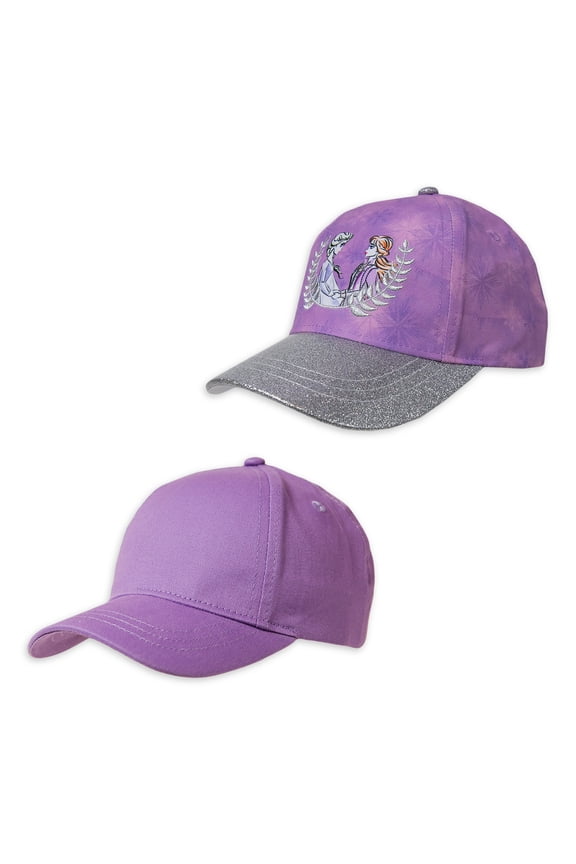 Toddler Baseball Cap and Solid Baseball Hat, 2-Pack