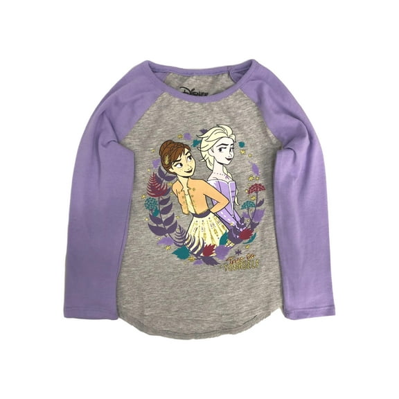 Disney Frozen Toddler Girls Elsa & Anna True To Yourself T-Shirt Tee Shirt 2T