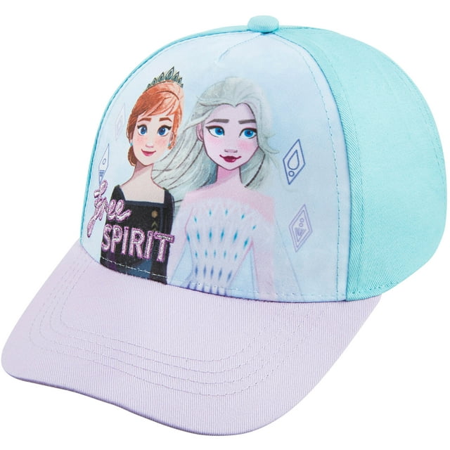 Disney Frozen  Toddler Girls Elsa and Anna Baseball Cap - Age 2-4