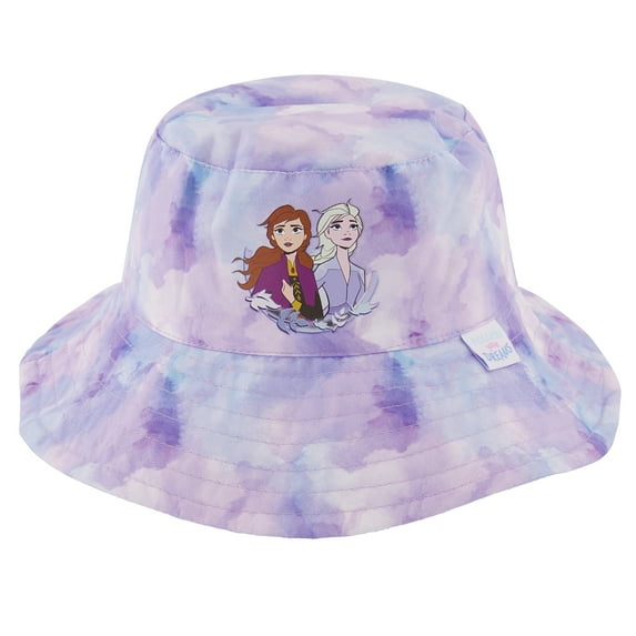Disney Frozen Toddler Sunhat, Elsa & Anna Kids Bucket Hat and Matching Girls Baseball Cap for Beach, Age 2-4