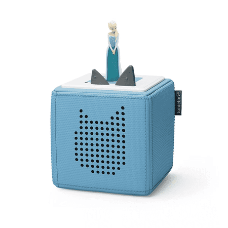 tonies Disney Toniebox 1 Screen-Free Audio Player Starter Set for Kids with Elsa, Age Group 3+, Blue